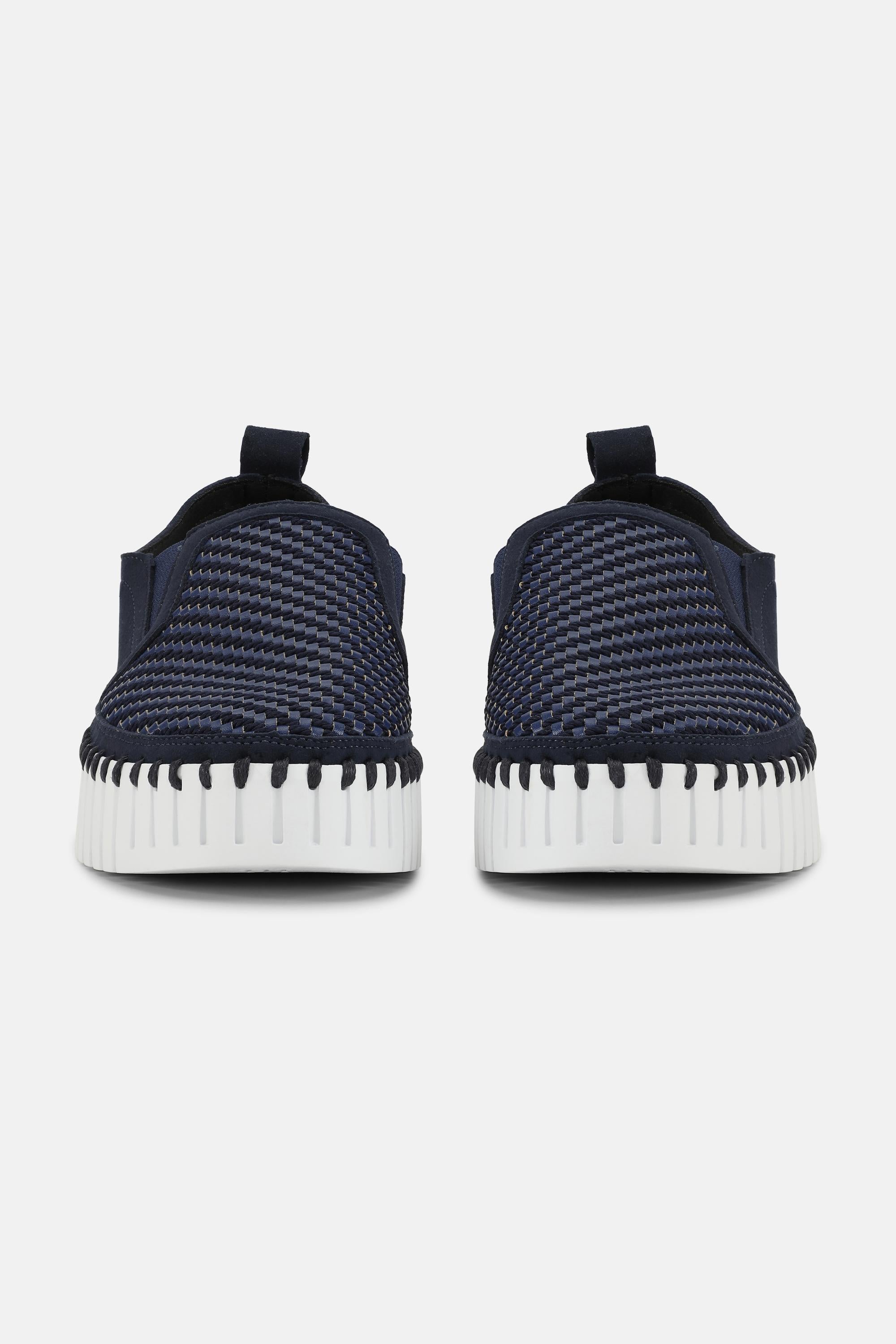 Tulip Chaussures Plateforme - Dark Indigo White